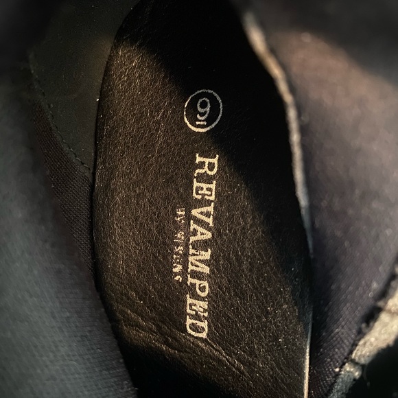 Revamped Women’s Knee High Suede Platform Heeled Boots - Picture 4 of 4